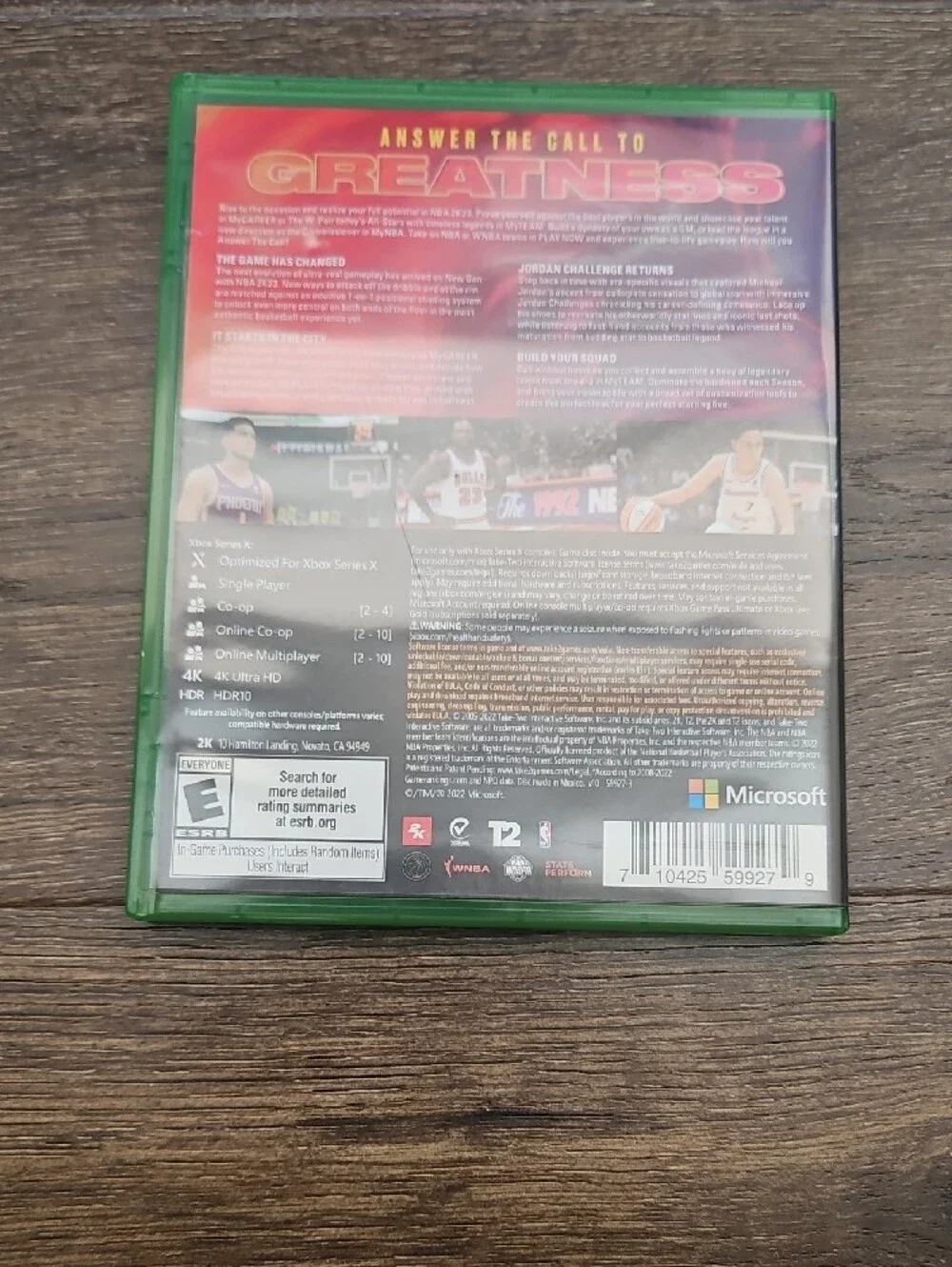 NBA 23 Xbox Series X - Green Case